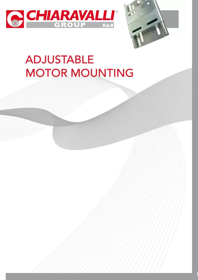  ADJUSTABLE MOTOR MOUNTING