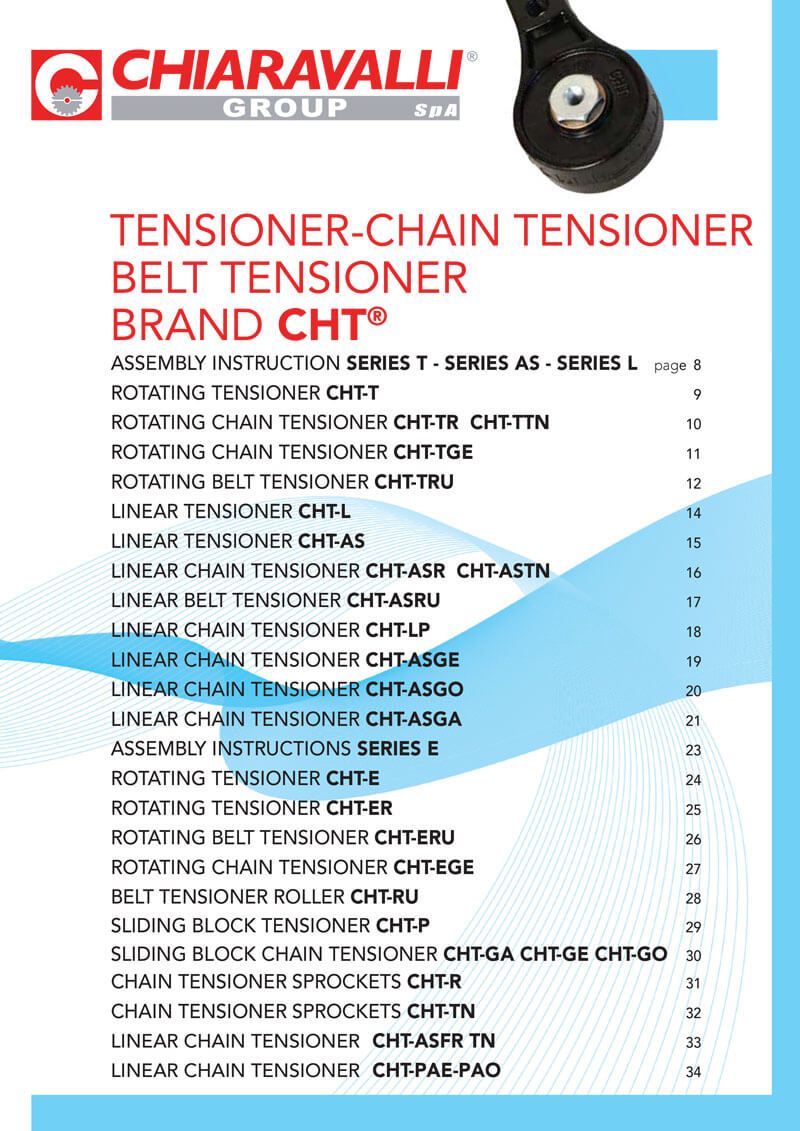 CHT TENSIONER AND CHAIN TENSIONER