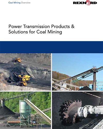 POWER TRANSMISSION PRODUCTS & SOLUTIONS FOR COAL MINING