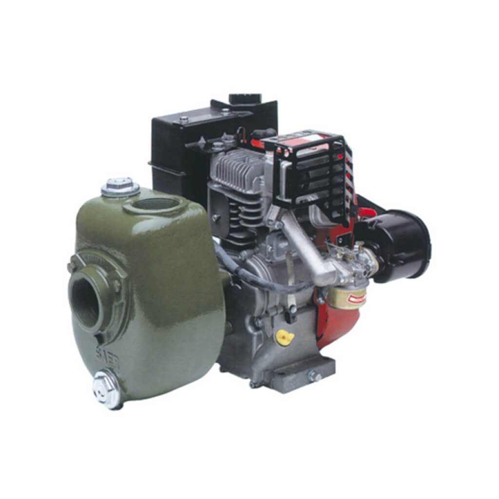 AS – SAER SELF-PRIMING PUMPS WITH PETROL ENGINE, SEMI-OPEN IMPELLER