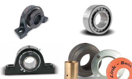 Link Belt bearings and Industrial chains